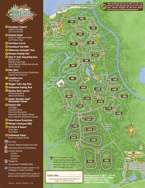 Fort Wilderness Resort Map