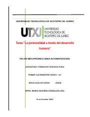 Tarea C Mo Vivo Mi Juventud Docx Universidad Tecnol Gica De