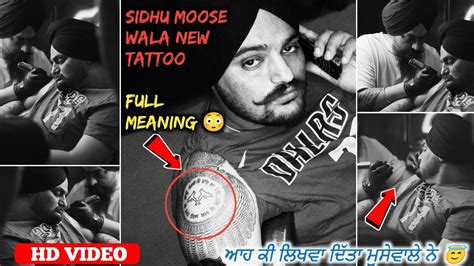 Share 81+ about sidhu moose wala hand tattoo best - Billwildforcongress