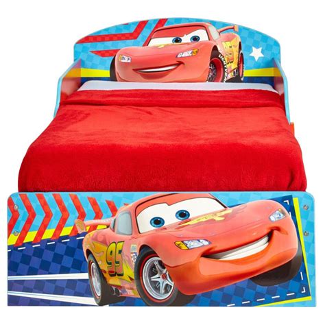 Lit Flash McQueen Avec Tiroirs De Rangement Matelas Lit Enfant Sur