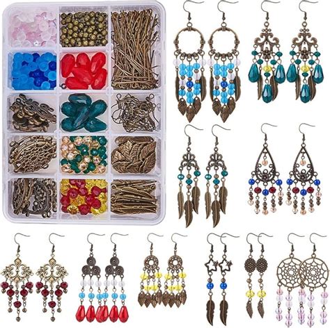 Amazon Sunnyclue Box Diy Pairs Chandelier Bohemian Earring