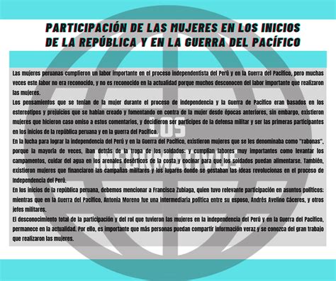 Participación de las mujeres en los inicios de la República y en la