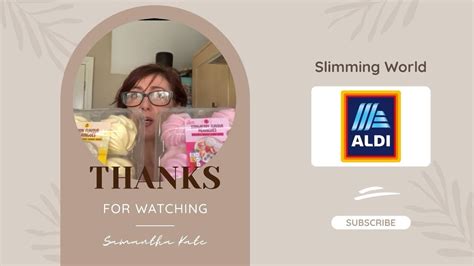 Aldi Food Haul Slimming World Week Slimmingworld