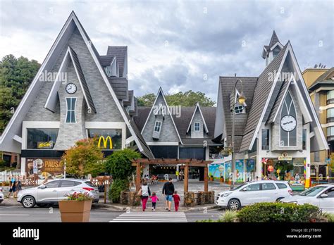 GRAMADO, BRAZIL - May 19, 2017: Street and architecture of Gramado Stock Photo, Royalty Free ...