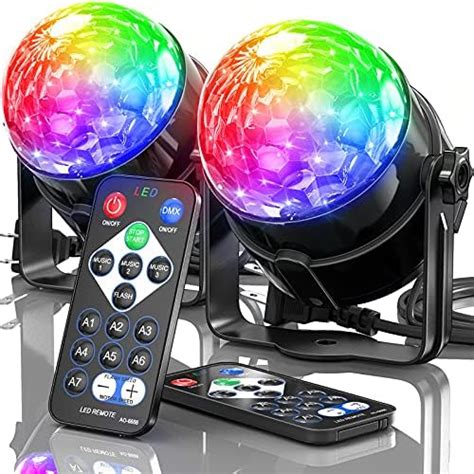 USB Party Lights Mini Disco Ball Led Small Magic Ball Sound Control DJ