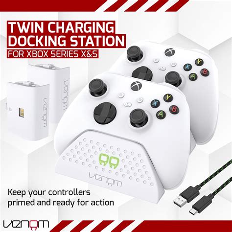 Venom Twin Docking Station With 2 X Rechargeable Battery Packs For Xbox