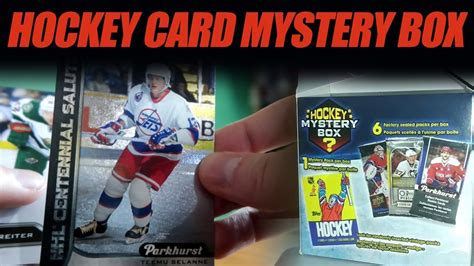 Hockey Card Mystery Box Break YouTube