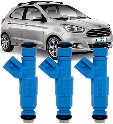 Kit 3 Bicos Injetores Ford Ka 1 0 15 à 21 Horizonte Auto Peças