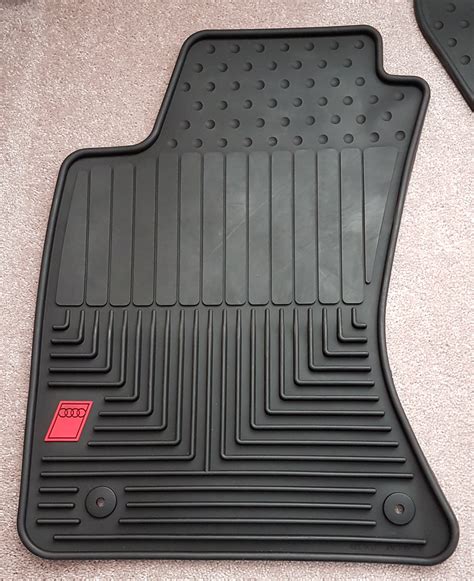 Audi A4 B5 A4s4 Oem Audi Sport Rubber Floor Mats Set Of 4 75 In