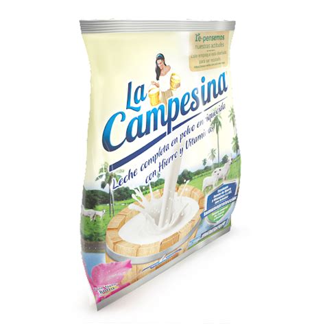 Leche En Polvo La Campesina Enriquecida Con Hierro Y Vitaminas 800Gr