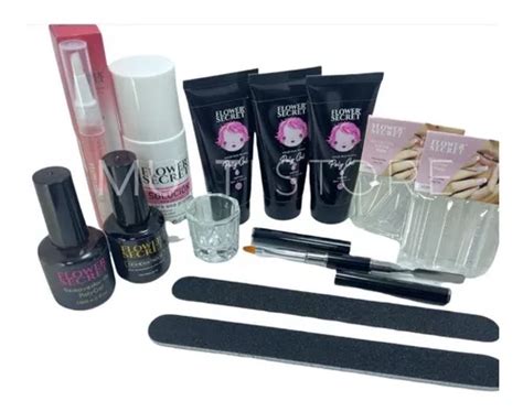 Kit De Polygel Removedor Polygel Pincel Cuotas Sin Inter S