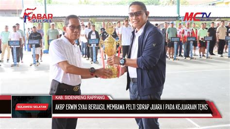 Akbp Erwin Syah Berhasil Membawa Pelti Sidrap Juara I Pada Kejuaraan