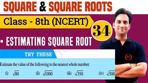 Estimating Square Root Try These Pg No 107 Square And Square Roots