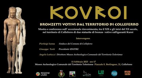 Kouroi Bronzetti Votivi Dal Territorio Di Colleferro Museo