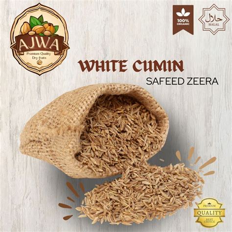 Premium White Cumin Safeed Zeera Ajwa Dry Fruits