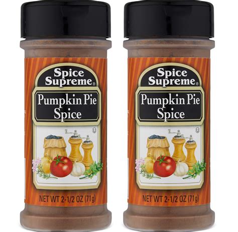 Spice Supreme Pumpkin Pie Spice 25 Oz Size 2 Pack Buy Online In