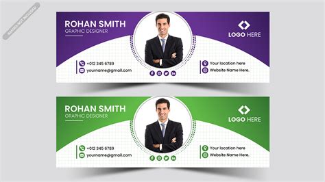 Business Email signature Design Template. :: Behance