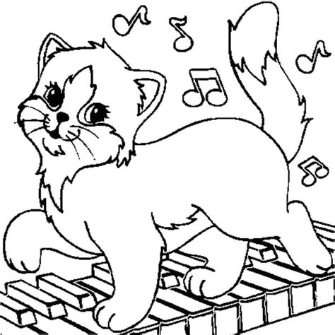 Coloriage Chats Et Chatons Sur Hugolescargot Com Image De Chats A