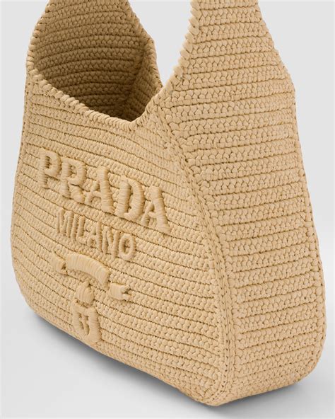 Prada Geh Kelte Tote Bag Damen Natur Diy Stricktasche Beutel