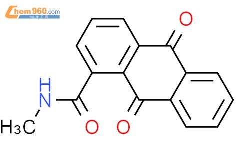 53453 73 9 1 Anthracenecarboxamide 9 10 Dihydro N Methyl 9 10 Dioxo 化学式、结构式、分子式、mol、smiles 960化工网