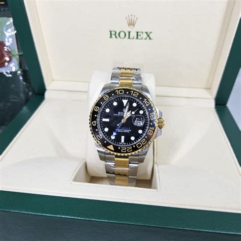 Jual JAM TANGAN PRIA ROLEX PREMIUM RANTAI STAINLESS GMT Shopee Indonesia