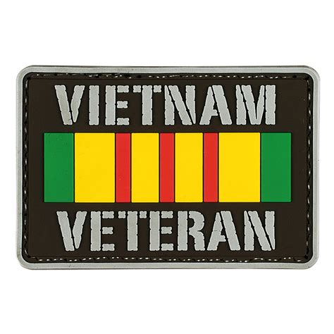 VIETNAM VETERAN COMBO PATCH SET - RUBBER PATCH - The Survival Mode