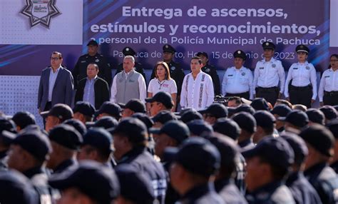 Entrega Sergio Ba Os Est Mulos Y Ascensos A Polic As De Pachuca