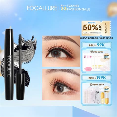 Jual Focallure Volumezing Mascara Waterproof Kosmetik Mata Maskara