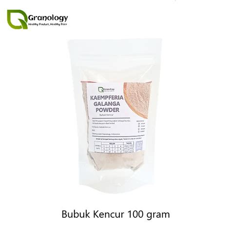 Jual Kencur Bubuk Kaempferia Galanga Powder 100 Gram By Granology