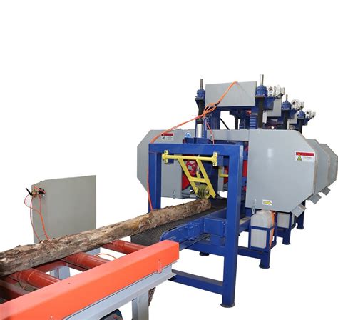 High Efficiency 3 Heads Resaw Multi Head Horizontal Bandsaw