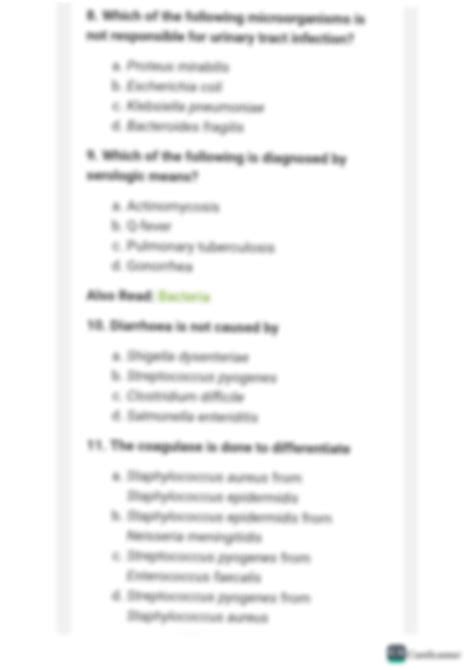 Solution Concept Of Isolation Microbiology Mcqs Studypool