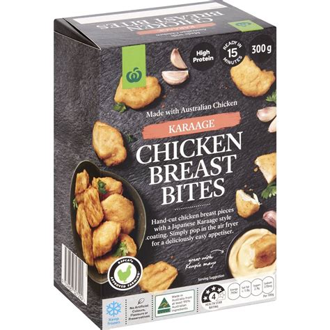 Woolworths Chicken Breast Bites Karaage 300g Woolworths