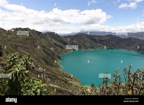 Quilotoa Crater Lake, Ecuador Stock Photo - Alamy