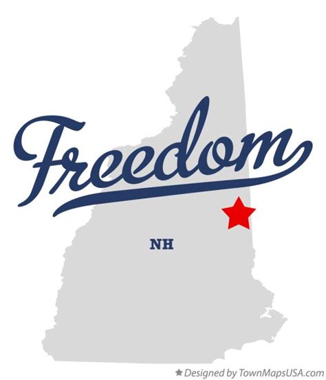 Map of Freedom, NH, New Hampshire