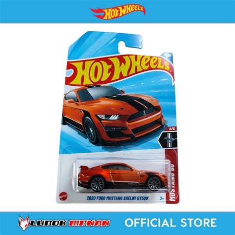 Hot Wheels Ford Mustang Shelby GT Orange Shopee Malaysia