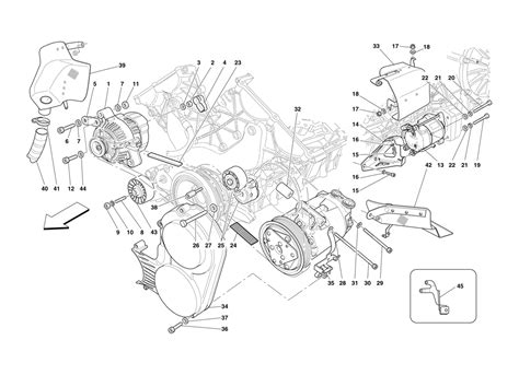 Alternator Starter Motor And Ac Compressor Classic Ferrari Parts