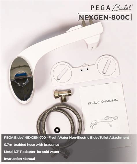 Pega Bidet Nexgen C Fresh Water Non Electric Bidet Toilet