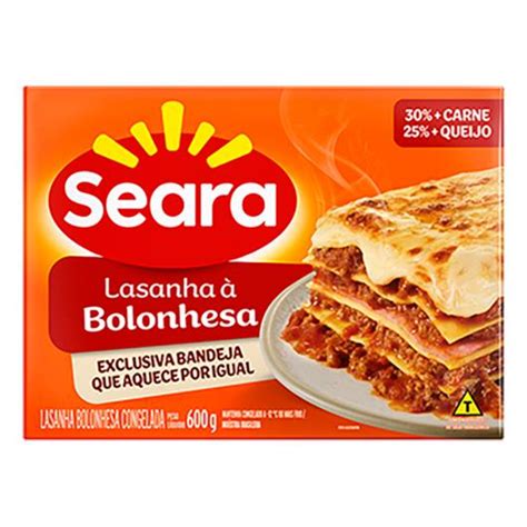 Lasanha Bolonhesa Seara G Sonda Supermercado Delivery