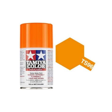 TS 96 Fluorescent Orange Lacquer Spray Paint 100ml Dream Trains