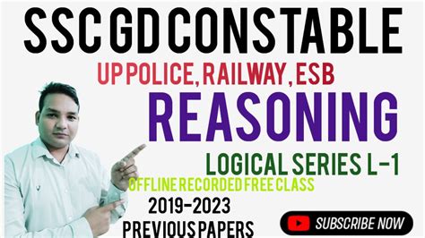 Number Series Reasoning Trick Series Reasoning Up Police Non Verbal