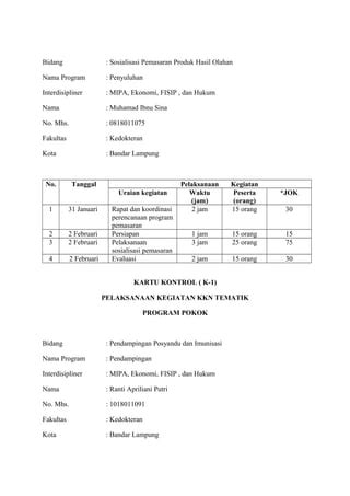 Kartu Kontrol PDF