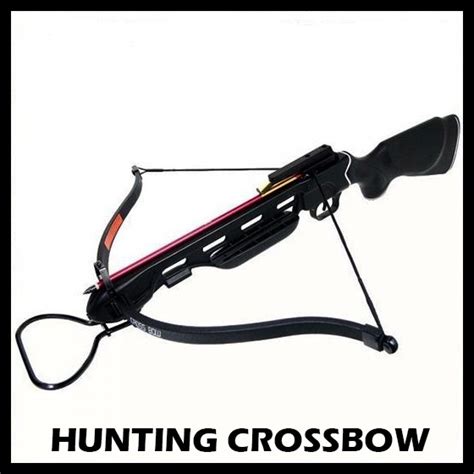 Black Pistol Crossbow 150 Lb Archery Hunting Gun W Arrows Bolts Xbow