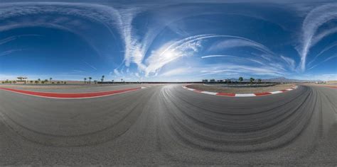 USA Race Track: An Aerial View of High-Speed Action HDRi Maps and Backplates