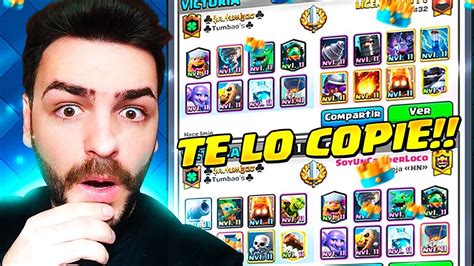 COPIO EL MAZO A MIS RIVALES EN CLASH ROYALE YouTube