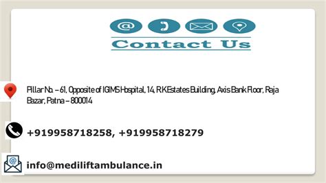 Ppt Medilift Ambulance Service In Saguna More And Patel Nagar Patna