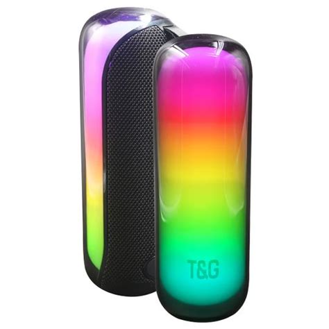 Altavoz Bluetooth Con Luces Din Micas Led Rgb Klack Tg Con Ofertas