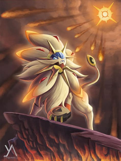 ArtStation FAN ART SOLGALEO Yash Shetye Cute Pokemon Pokemon