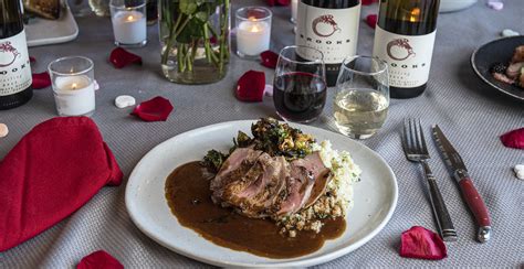 Roasted Pork Tenderloin With Crispy Brussels Sprouts And Herbed Couscous Brooks Wine