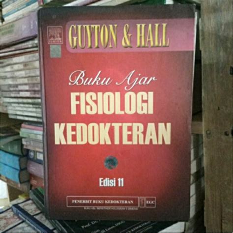 Jual BUKU AJAR ORIGINAL FISIOLOGI KEDOKTERAN PENULIS GUYTON EDISI 11