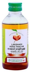 Vaidyaratnam Lakshadi Kera Thailam 200 ML Pack Of 3 Price In India